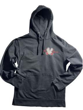 Independent Trading Company 'Loyal Heart' Eagle Graphic Hoodie - 1 Kings 8:61